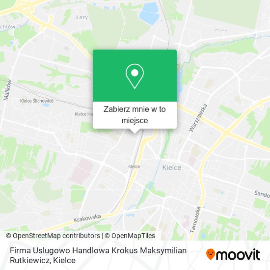 Mapa Firma Uslugowo Handlowa Krokus Maksymilian Rutkiewicz