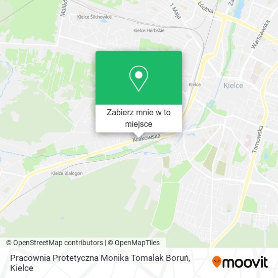 Mapa Pracownia Protetyczna Monika Tomalak Boruń