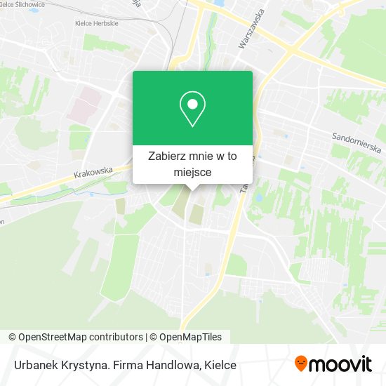 Mapa Urbanek Krystyna. Firma Handlowa
