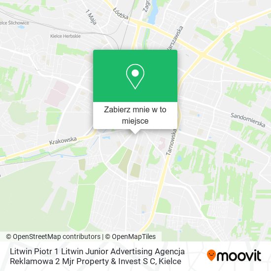 Mapa Litwin Piotr 1 Litwin Junior Advertising Agencja Reklamowa 2 Mjr Property & Invest S C