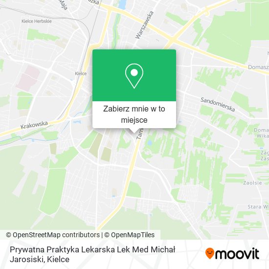 Mapa Prywatna Praktyka Lekarska Lek Med Michał Jarosiski