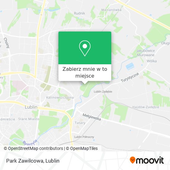 Mapa Park Zawilcowa