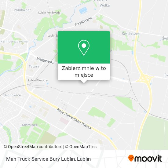 Mapa Man Truck Service Bury Lublin