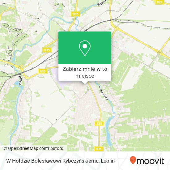 Mapa W Hołdzie Bolesławowi Rybczyńskiemu