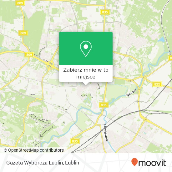 Mapa Gazeta Wyborcza Lublin