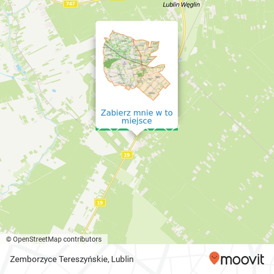 Mapa Zemborzyce Tereszyńskie