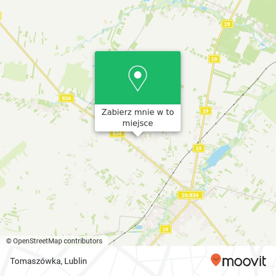 Mapa Tomaszówka