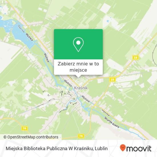 Mapa Miejska Biblioteka Publiczna W Kraśniku