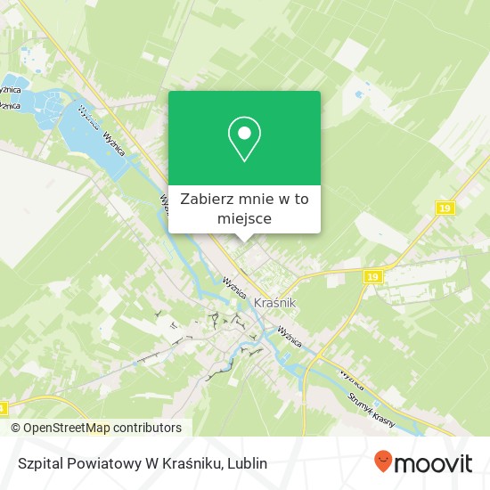 Mapa Szpital Powiatowy W Kraśniku