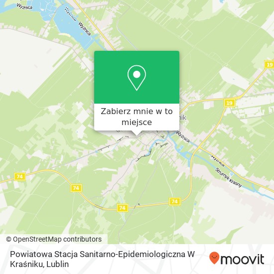 Mapa Powiatowa Stacja Sanitarno-Epidemiologiczna W Kraśniku