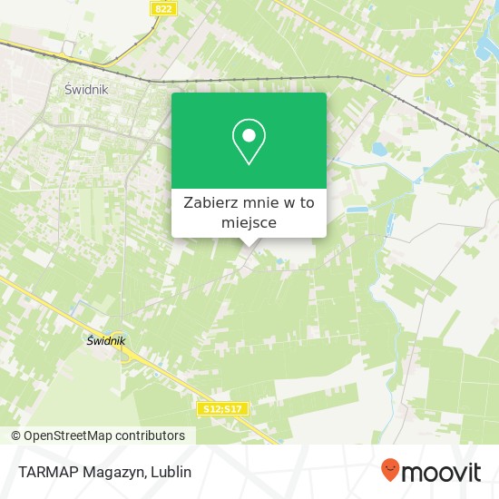 Mapa TARMAP Magazyn