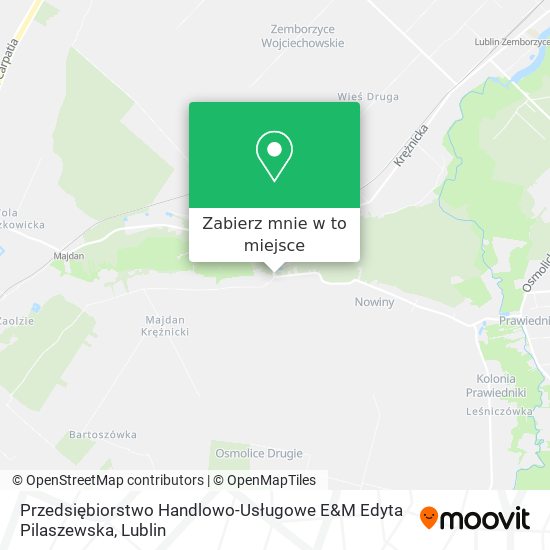 Mapa Przedsiębiorstwo Handlowo-Usługowe E&M Edyta Pilaszewska