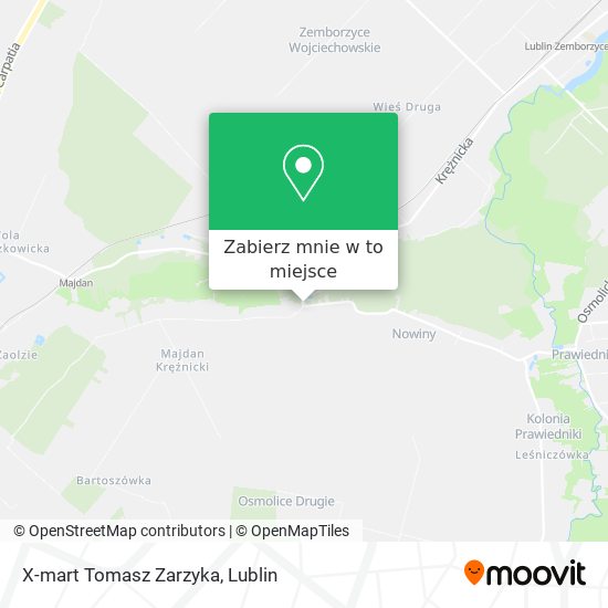 Mapa X-mart Tomasz Zarzyka