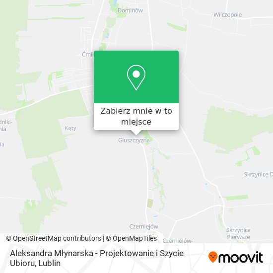 Mapa Aleksandra Młynarska - Projektowanie i Szycie Ubioru
