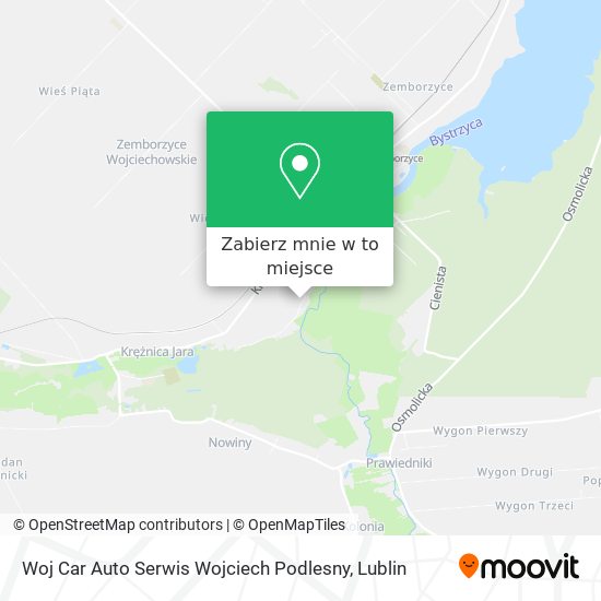 Mapa Woj Car Auto Serwis Wojciech Podlesny