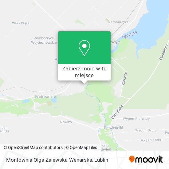 Mapa Montownia Olga Zalewska-Wenarska