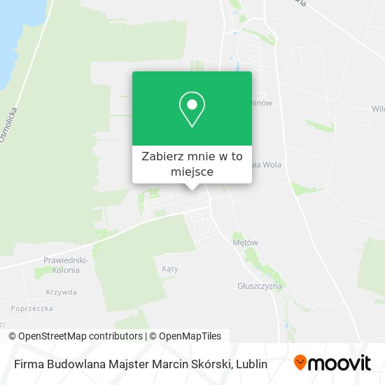 Mapa Firma Budowlana Majster Marcin Skórski