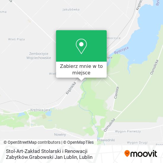 Mapa Stol-Art-Zakład Stolarski i Renowacji Zabytków.Grabowski Jan Lublin