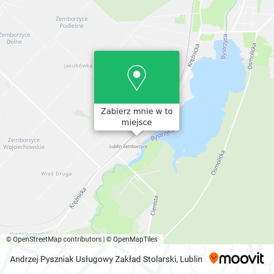 Mapa Andrzej Pyszniak Usługowy Zakład Stolarski