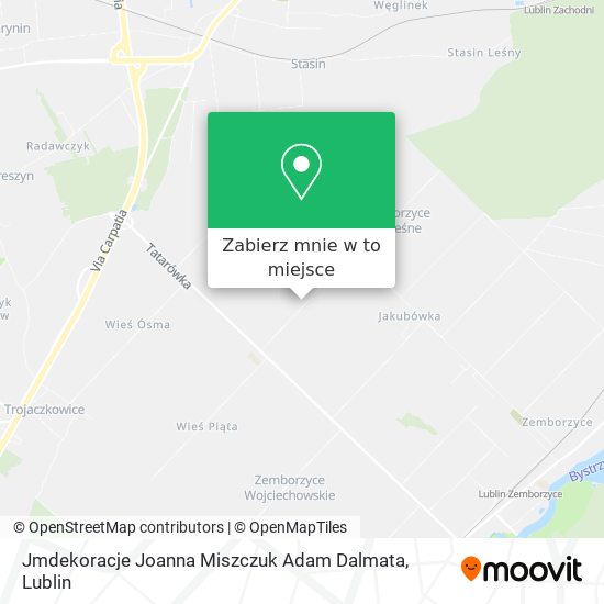 Mapa Jmdekoracje Joanna Miszczuk Adam Dalmata