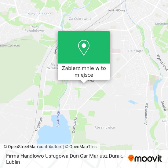 Mapa Firma Handlowo Usługowa Duri Car Mariusz Durak