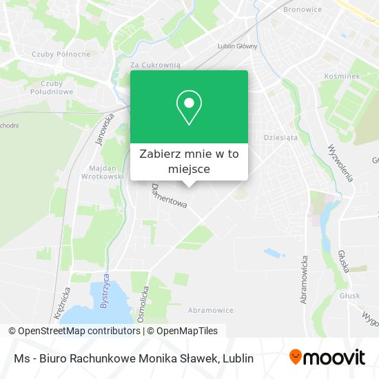Mapa Ms - Biuro Rachunkowe Monika Sławek