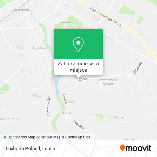 Mapa Luxholm Poland