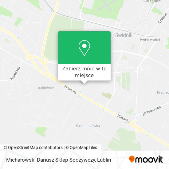 Mapa Michałowski Dariusz Sklep Spożywczy