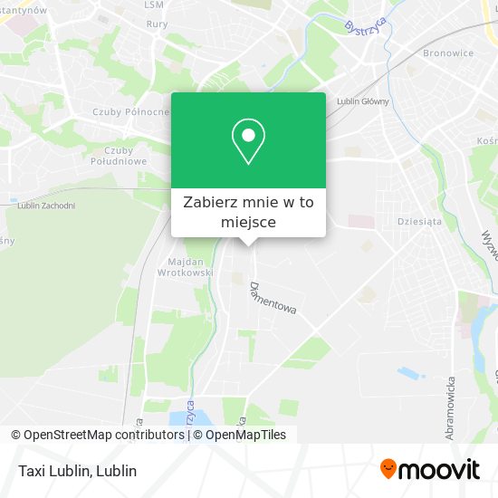 Mapa Taxi Lublin