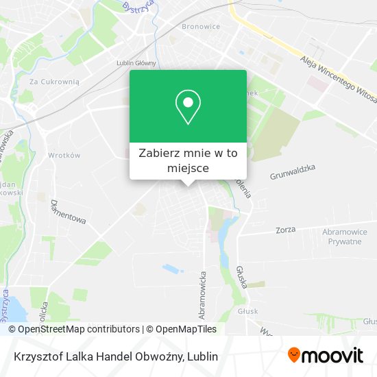 Mapa Krzysztof Lalka Handel Obwoźny