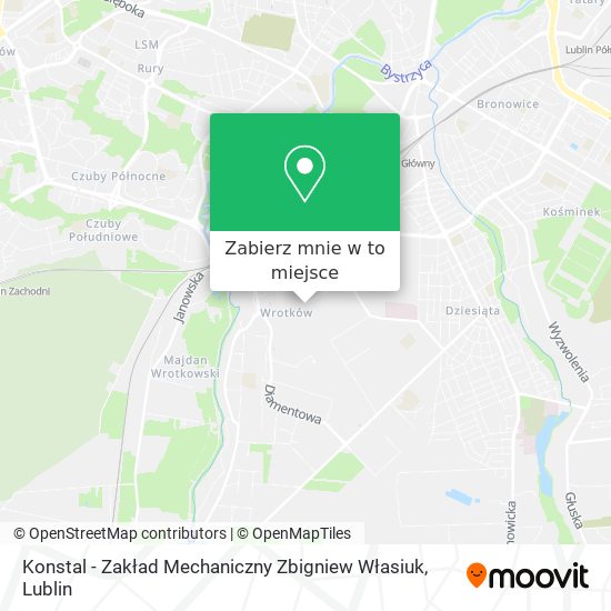 Mapa Konstal - Zakład Mechaniczny Zbigniew Własiuk
