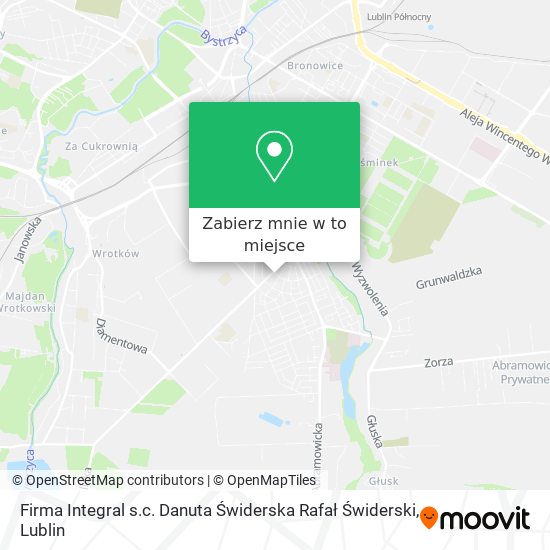 Mapa Firma Integral s.c. Danuta Świderska Rafał Świderski
