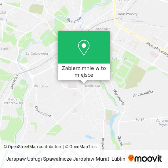 Mapa Jarspaw Usługi Spawalnicze Jarosław Murat