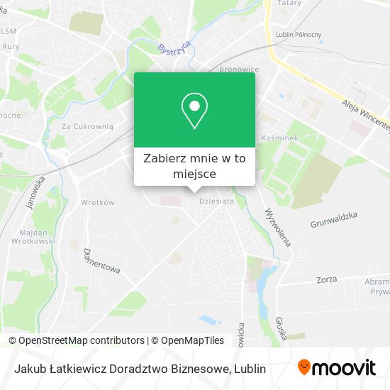 Mapa Jakub Łatkiewicz Doradztwo Biznesowe