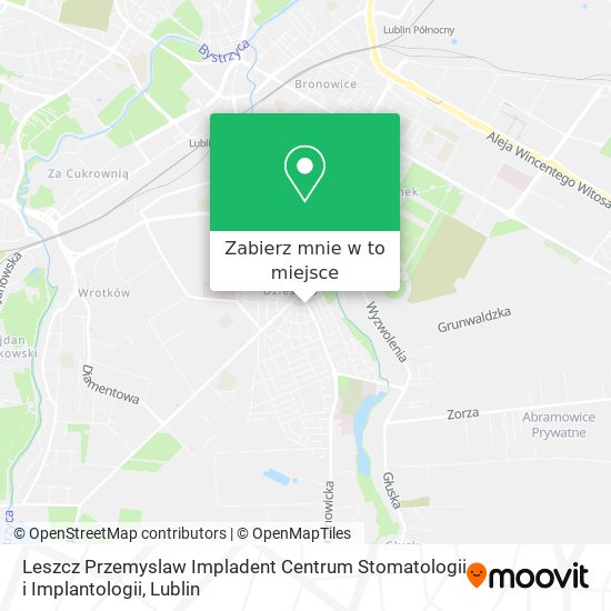 Mapa Leszcz Przemyslaw Impladent Centrum Stomatologii i Implantologii