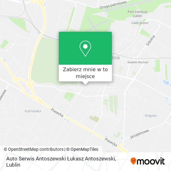 Mapa Auto Serwis Antoszewski Łukasz Antoszewski
