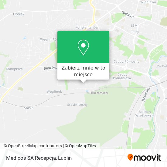 Mapa Medicos SA Recepcja