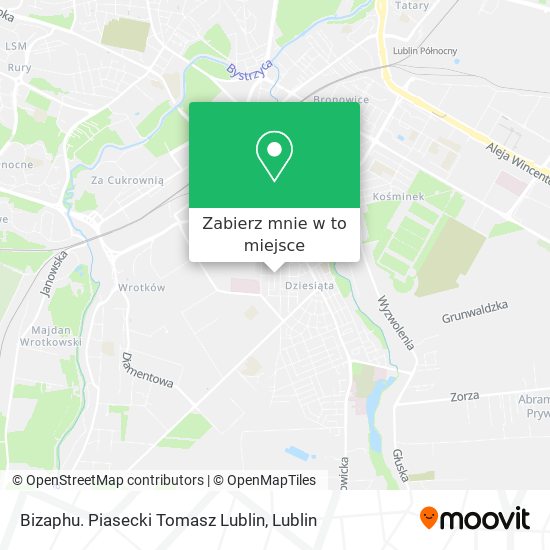 Mapa Bizaphu. Piasecki Tomasz Lublin