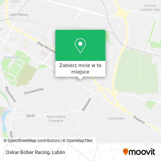 Mapa Oskar Bober Racing