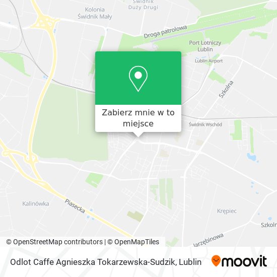 Mapa Odlot Caffe Agnieszka Tokarzewska-Sudzik