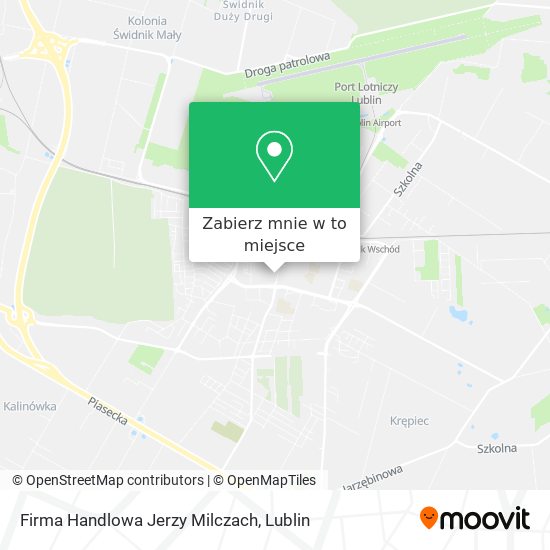 Mapa Firma Handlowa Jerzy Milczach