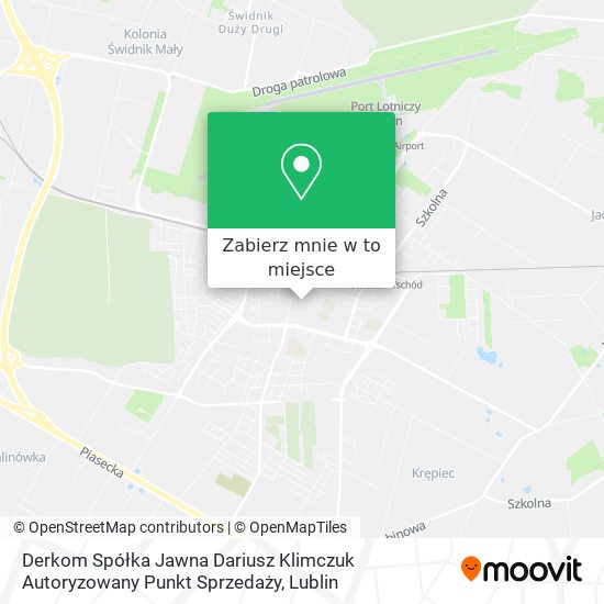 Mapa Derkom Spółka Jawna Dariusz Klimczuk Autoryzowany Punkt Sprzedaży