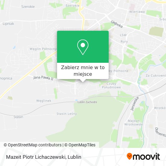 Mapa Mazeit Piotr Lichaczewski