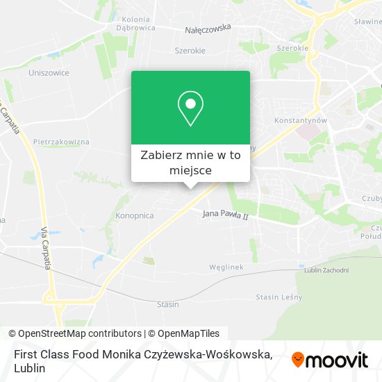 Mapa First Class Food Monika Czyżewska-Wośkowska