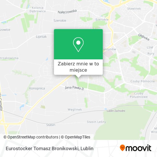Mapa Eurostocker Tomasz Bronikowski