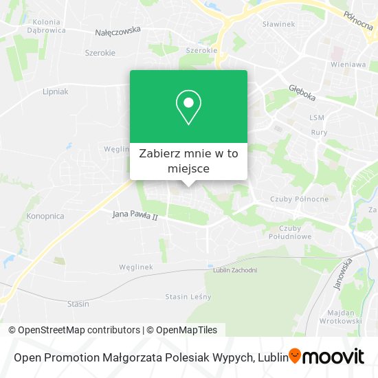 Mapa Open Promotion Małgorzata Polesiak Wypych