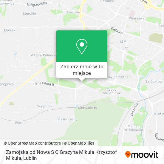 Mapa Zamojska od Nowa S C Grażyna Mikuła Krzysztof Mikuła