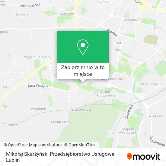 Mapa Mikołaj Skarżyński Przedsiębiorstwo Usługowe