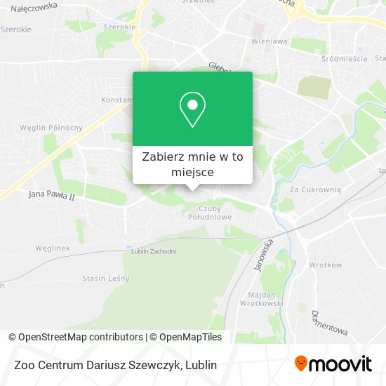 Mapa Zoo Centrum Dariusz Szewczyk