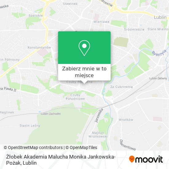 Mapa Żłobek Akademia Malucha Monika Jankowska-Pożak
